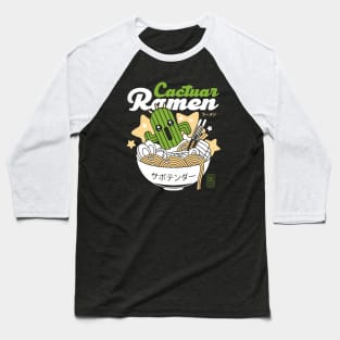 Cactuar Ramen Aesthetic Baseball T-Shirt